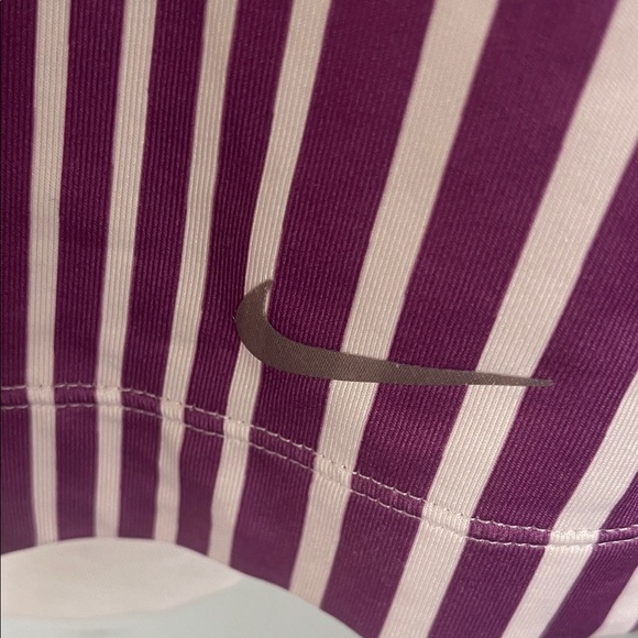 Nike Golf Women's Purple and White Striped Tank Top Size Small - Picture 3 of 5